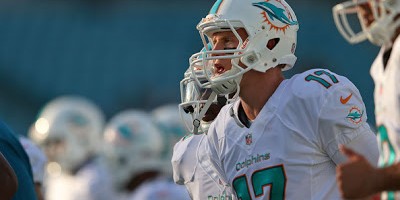 Ryan Tannehill of the Miami Dolphins